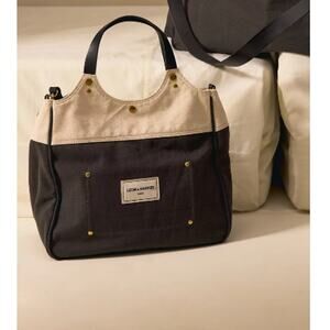 Leon & Harper Anna PLN Mini Tote Bag Carbone